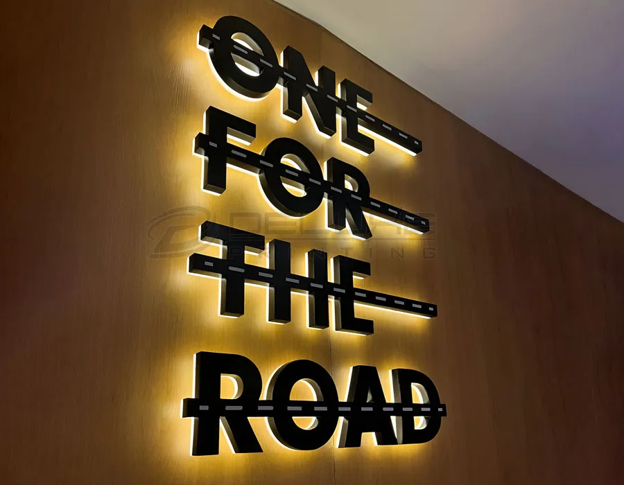 Aluminum Outlit Signage Lahore