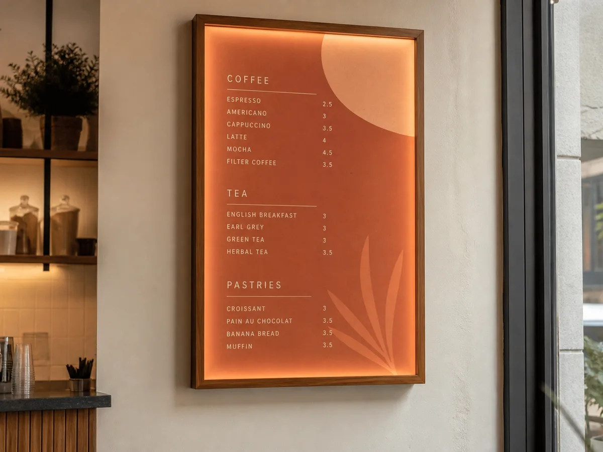 Wooden Light Box with Duratrance Lahore