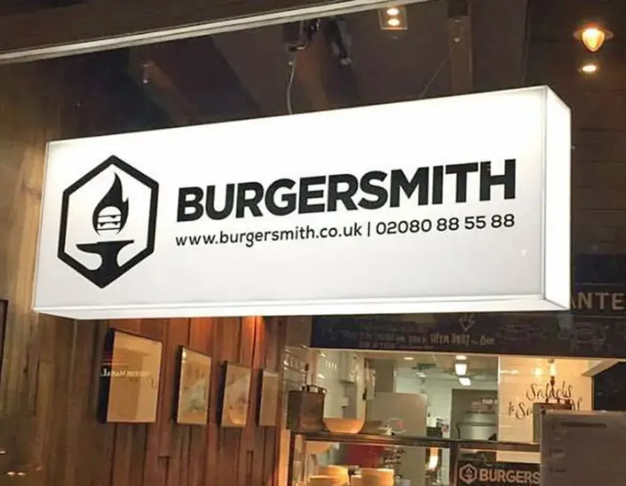 Hanging Light Box with Acrylic Letters Lahore