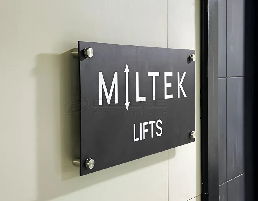 SS Brush Finish Plate with UV Direct Printing Lahore