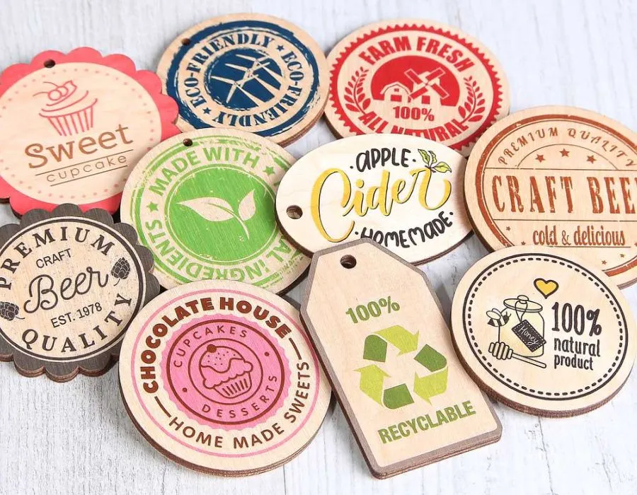 Plywood Labels with Direct Printing Lahore