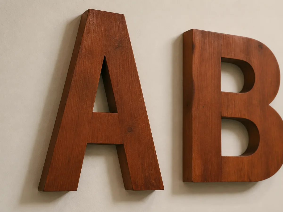 Solid Wooden Letters with LED Bumb Lahore