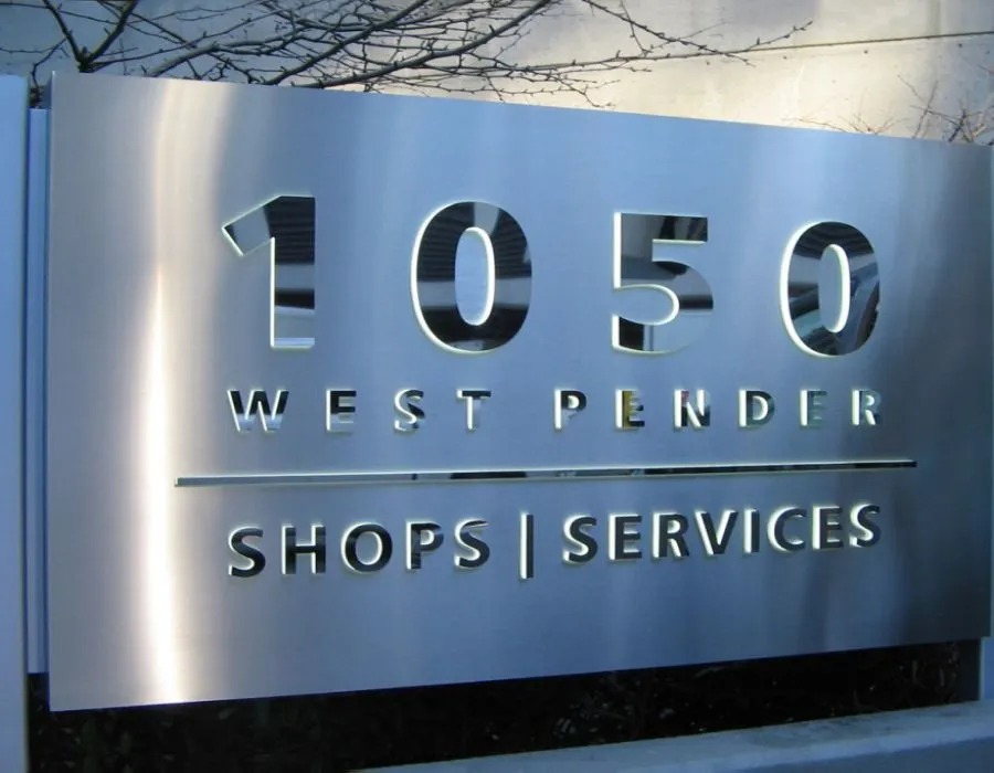 SS Box with SS Letters Sign Board Lahore