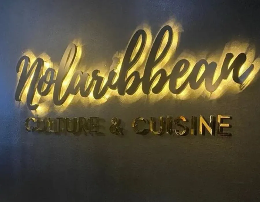 SS Gold Platted 3D Letters Backlit Signage