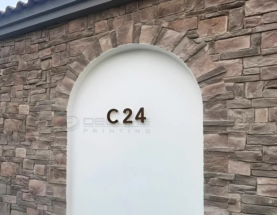 SS with Gold Platting Outlit Signage Lahore