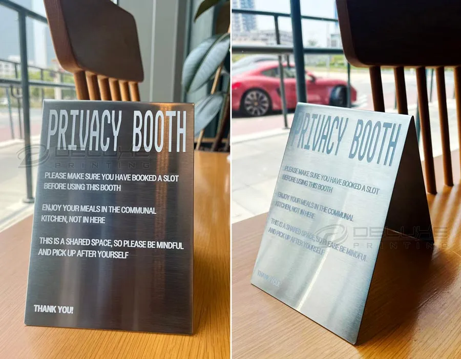 Tent Name plate Lahore