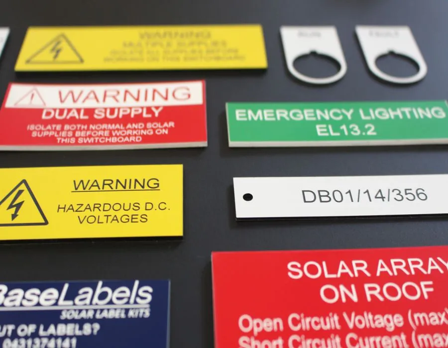 Traffolyte / PVC / Acrylic Labels Lahore