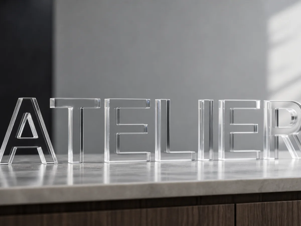 Transparent Acrylic Letters Lahore