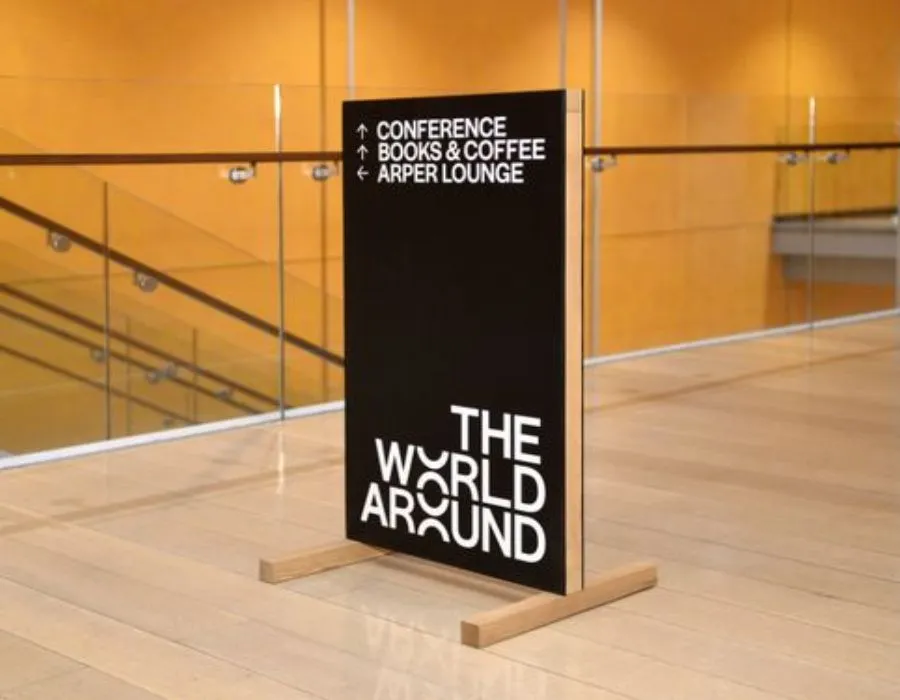 Wooden Stand with Vinyl Cut Letters / Digital Printing Lahore