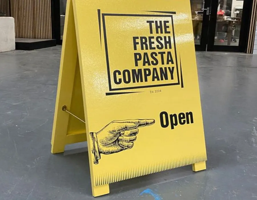 Wooden Stand with Vinyl Cut Letters / Digital Printing Lahore