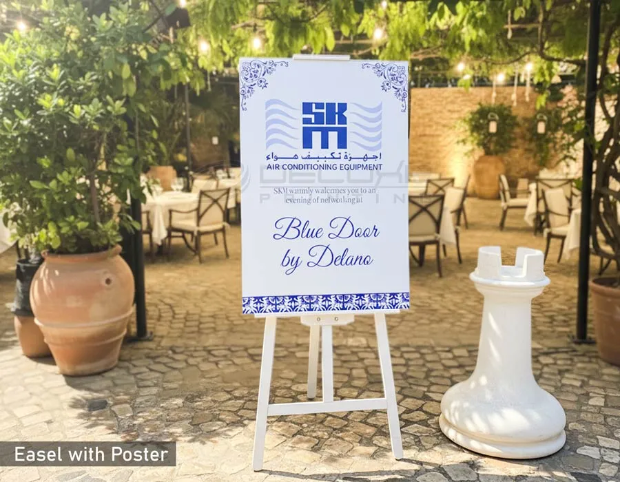 Wooden Stand with Vinyl Cut Letters / Digital Printing Lahore