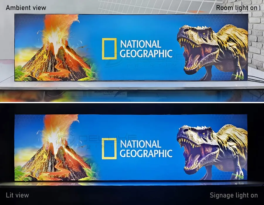 Wall Fabric Light Box Lahore