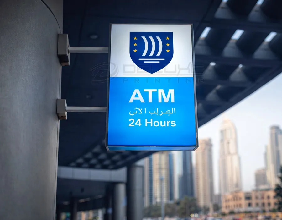 Wall Sign Light Box with Digital Printed Vinyl Lahore 