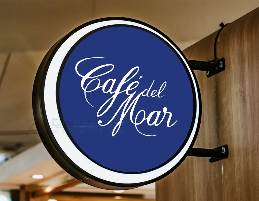 Wall Sign Light Box with Digital Printed Vinyl Lahore 