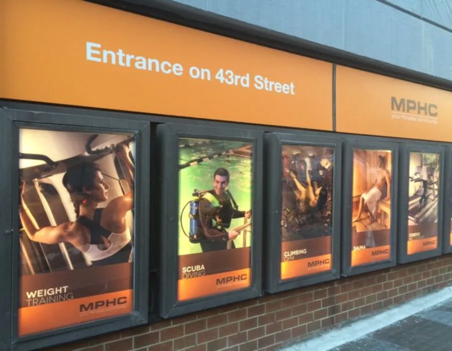 Wooden Light Box with Poster Lahore