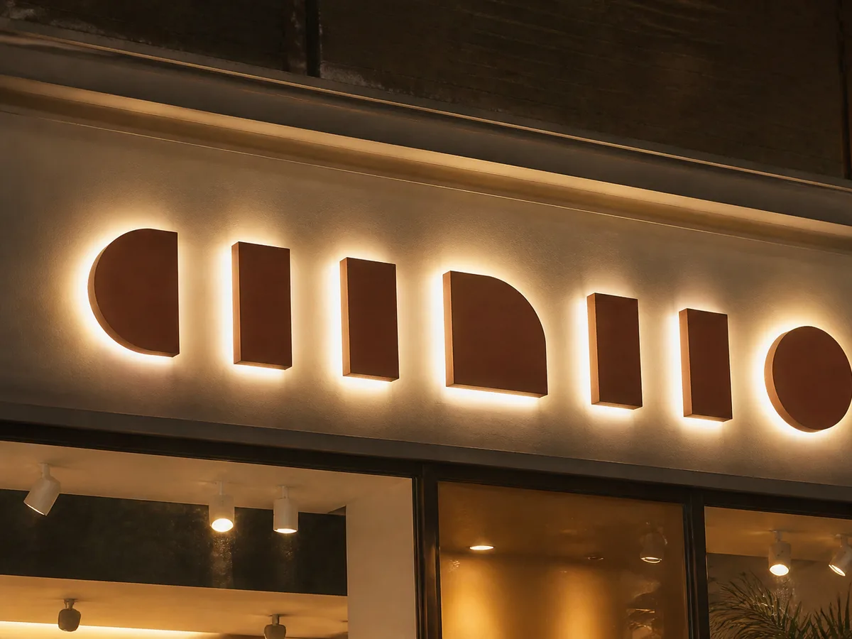 Wooden with Acrylic Back Letter Outlit Signage Lahore