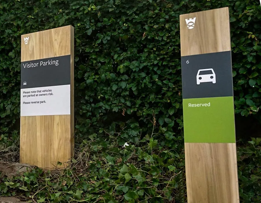 Wooden Wayfinding Signage Lahore