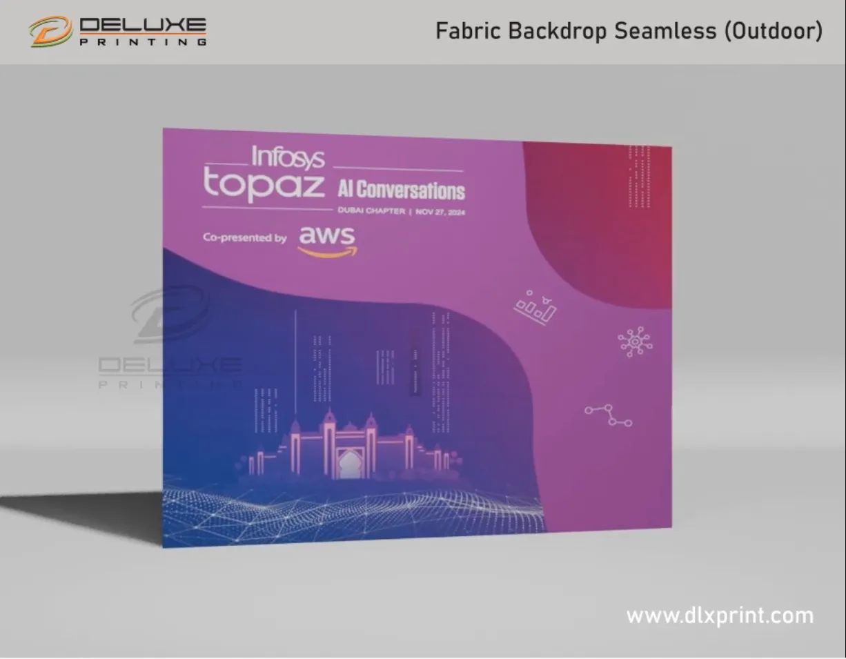 Fabric Backdrop Seamless (Outdoor)